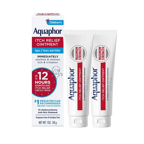 aquaphor for itchy anus